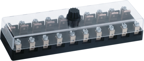 10 WAY  FUSE BOX WITH SCREW TERMINALS  product image
