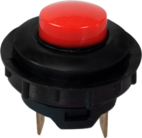 PLASTIC PUSH BUTTON M25X1 (TERMINAL TYPE , RED) product image