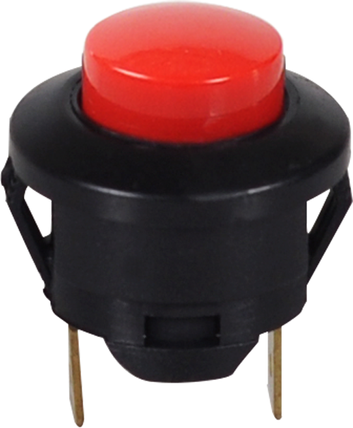 PLASTIC BUTTON (WITHOUT NUT,RED)